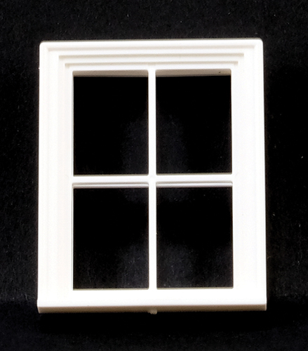 Victorian Window, 4 Pane, 1/24th Scale